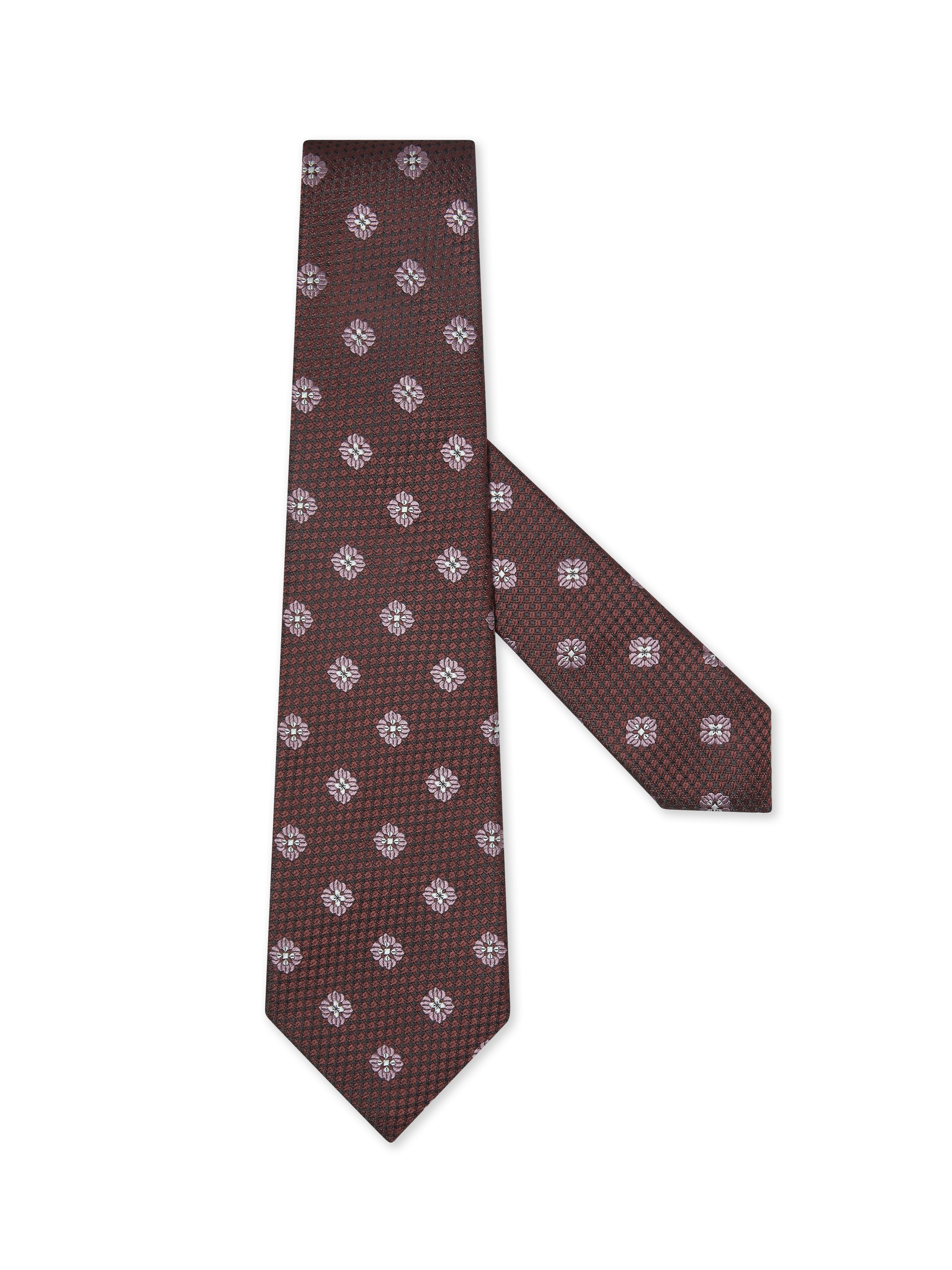 Zegna Burgundy Silk Tie