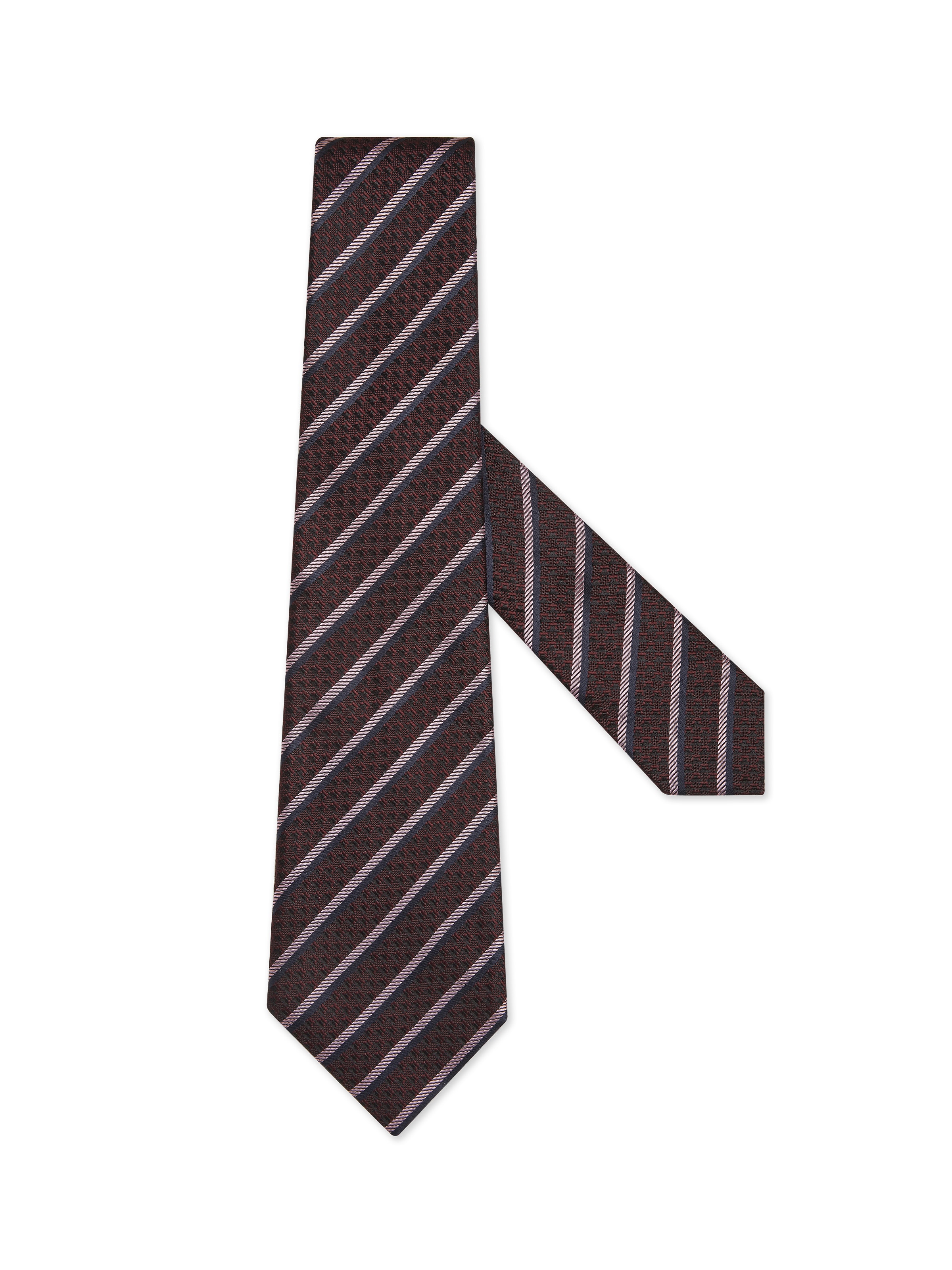 Zegna Burgundy Silk Tie