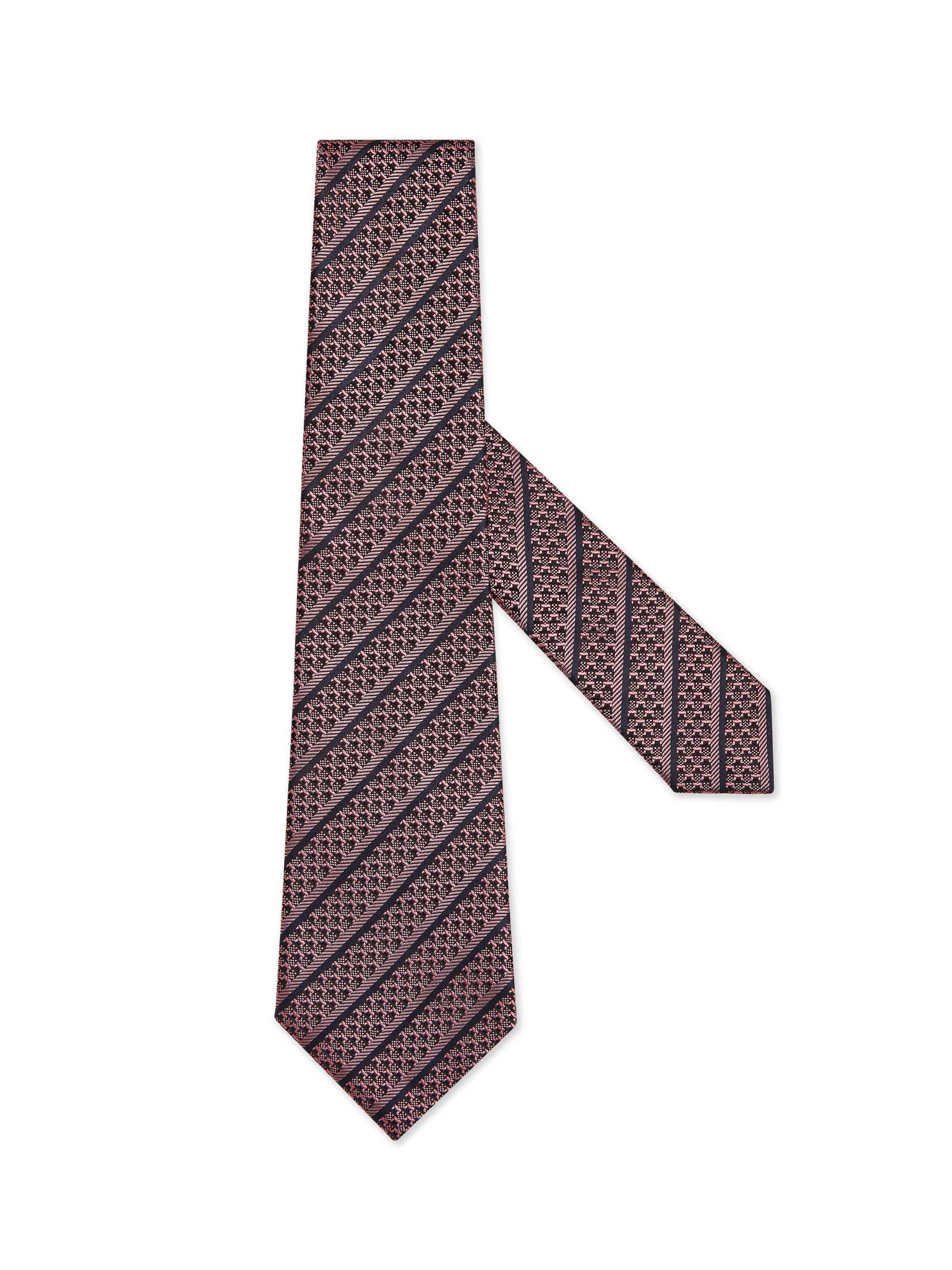 Zegna Light Pink Silk Tie