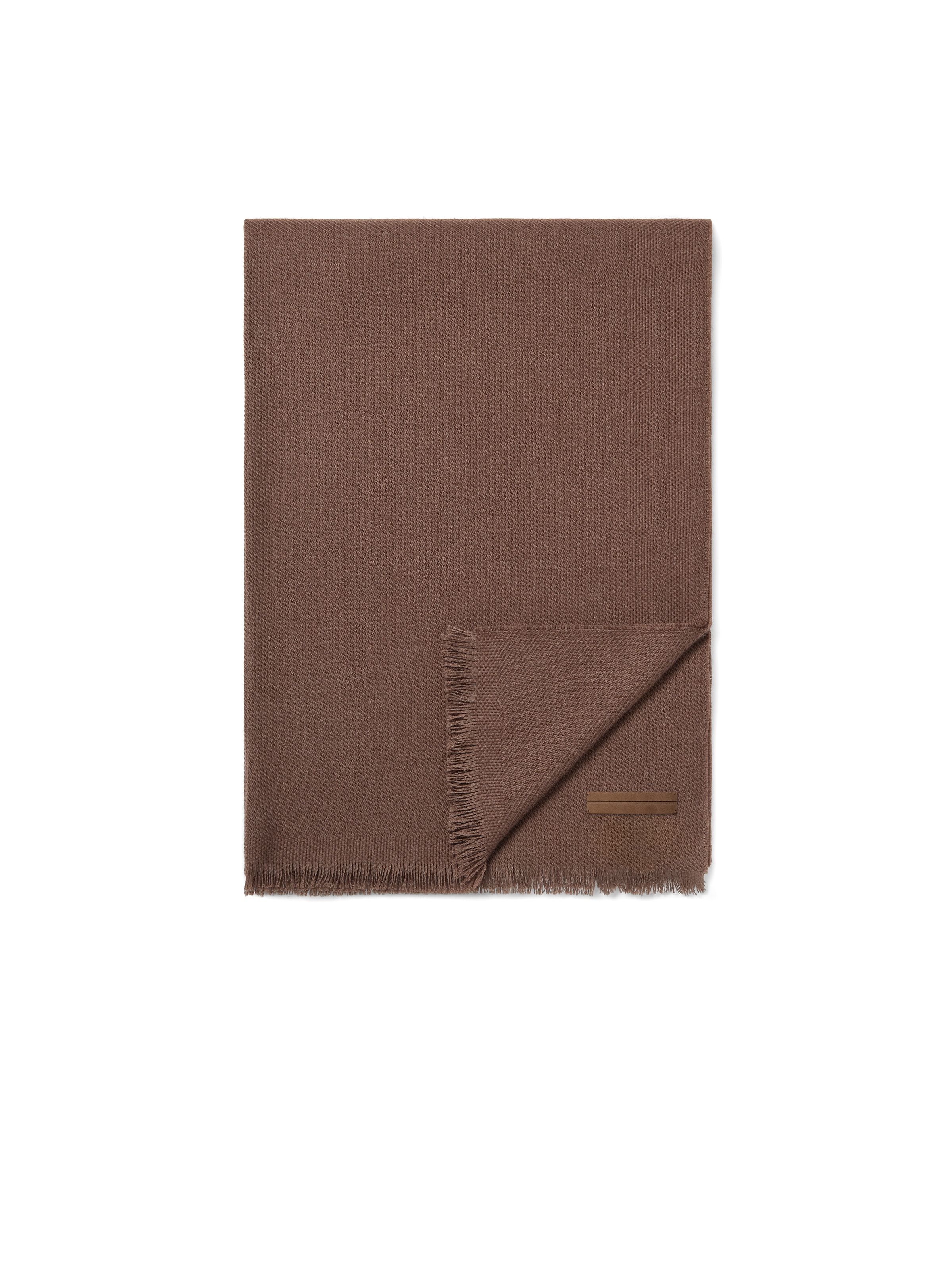 Zegna Écharpe En Cachemire Marron In Brown