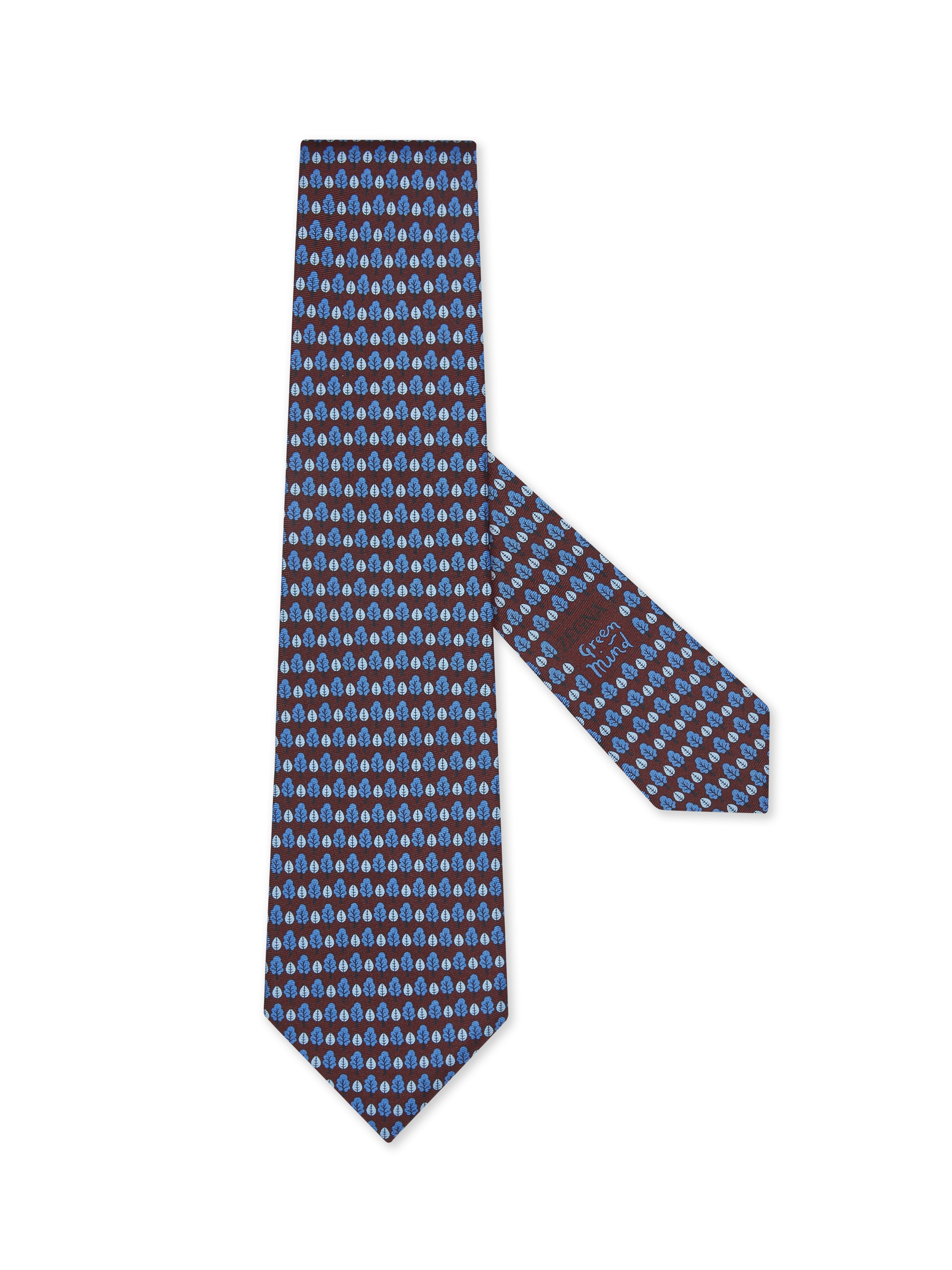 Zegna Burgundy Silk Tie