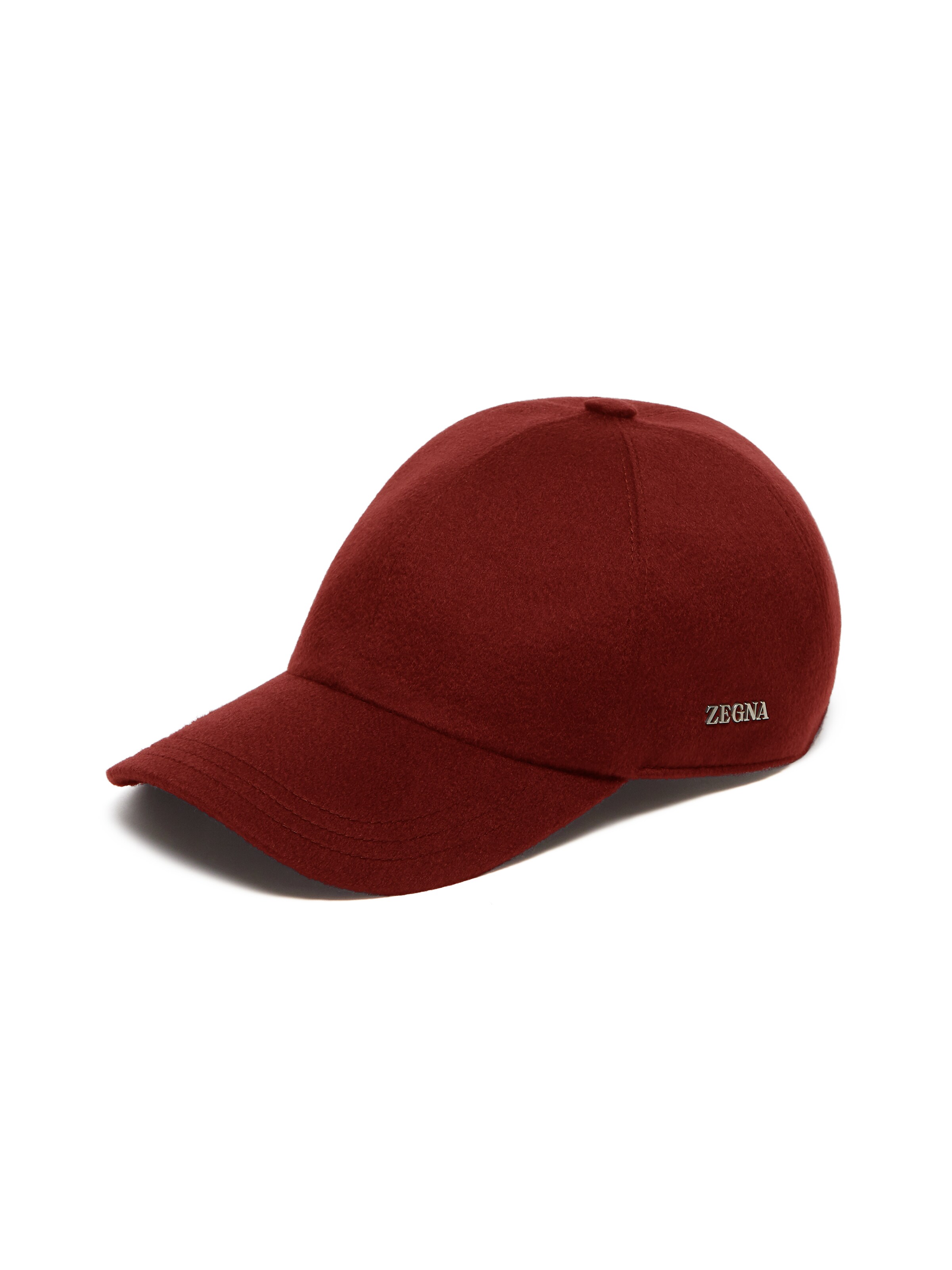 Zegna Logo-embossed Baseball Cap In Red